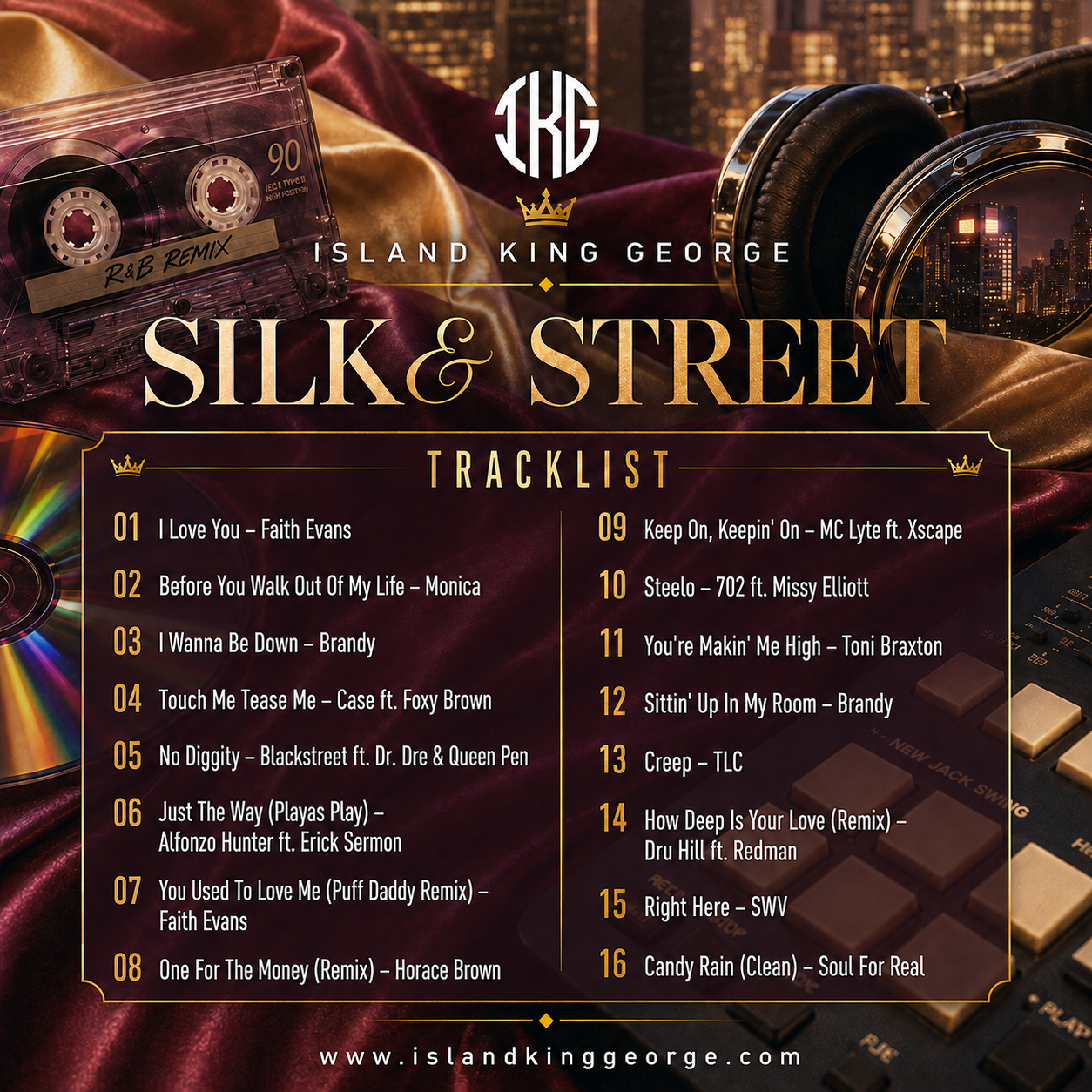 Silk & Street — 90s R&B Mix 2026 tracklist