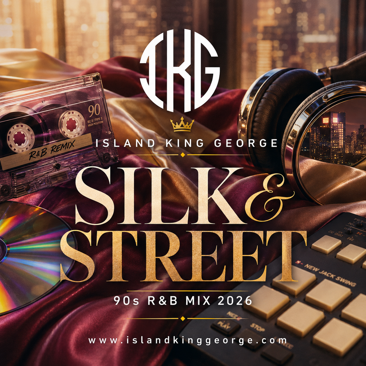 Silk & Street — 90s R&B Mix 2026 cover artwork